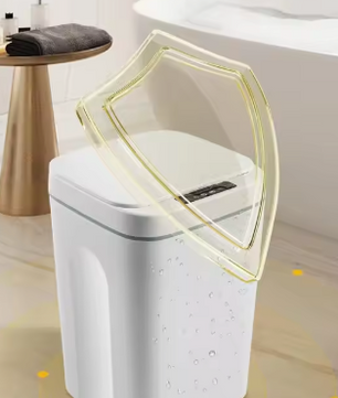 Slimme witte sensorprullenbak – 16L met automatisch deksel