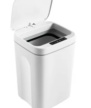 Slimme witte sensorprullenbak – 16L met automatisch deksel