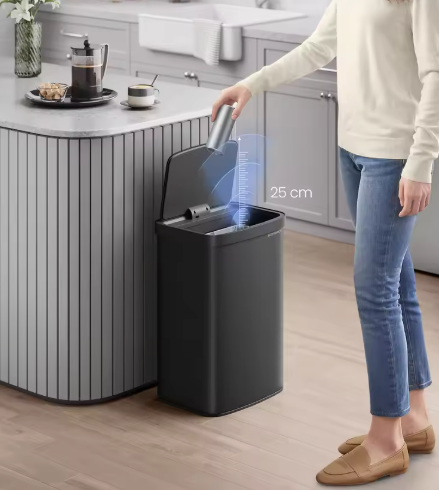 Slimme Prullenbak 50L – Sensor, Softclose & Geurfilter
