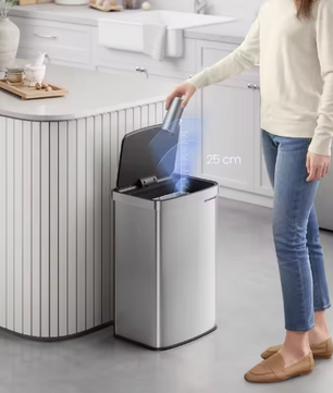 Slimme Prullenbak 50L – Sensor, Softclose & Geurfilter