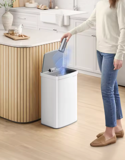 Slimme Prullenbak 50L – Sensor, Softclose & Geurfilter