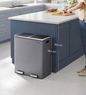 Duo Pedaalemmer 2x30L – Afvalscheiding met Softclose Deksel