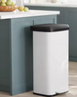 Rechthoekige Prullenbak 60L – Softclose Pedaalemmer met 2 Vakken