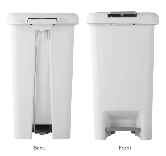 Prullenbak 20L/15L/10L – Met Deksel & Voetpedaal, Modern Design