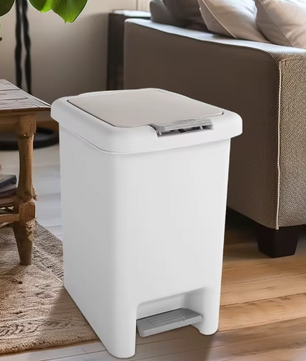 Prullenbak 20L/15L/10L – Met Deksel & Voetpedaal, Modern Design