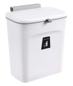 Wandprullenbak 7L/9L – Compacte Hangende Afvalemmer met Deksel