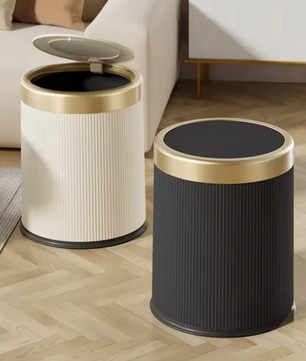 Luxe Drukprullenbak met Deksel – Modern Design & Binnenemmer