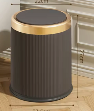 Luxe Drukprullenbak met Deksel – Modern Design & Binnenemmer