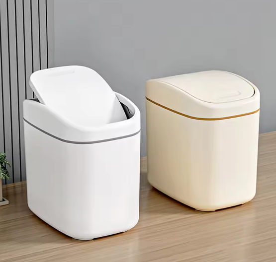 Mini Prullenbak met Schuddeksel – Compact, Stijlvol & Geurvrij