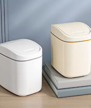 Mini Prullenbak met Schuddeksel – Compact, Stijlvol & Geurvrij