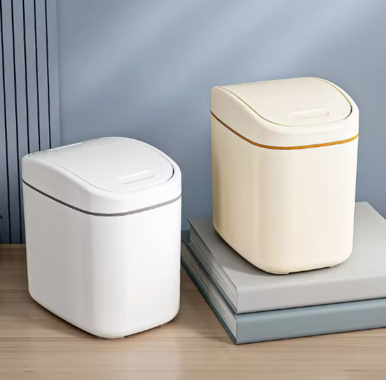 Mini Prullenbak met Schuddeksel – Compact, Stijlvol & Geurvrij