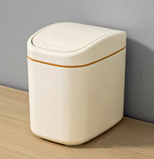 Mini Prullenbak met Schuddeksel – Compact, Stijlvol & Geurvrij