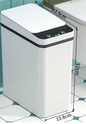 Slimme Prullenbak 12L – Automatische Sensor & Waterdicht, Modern Design