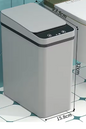 Slimme Prullenbak 12L – Automatische Sensor & Waterdicht, Modern Design