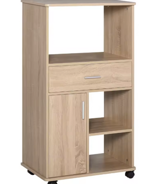 Magnetron Trolley met Lade, Planken & Wielen – 108 cm Hoog