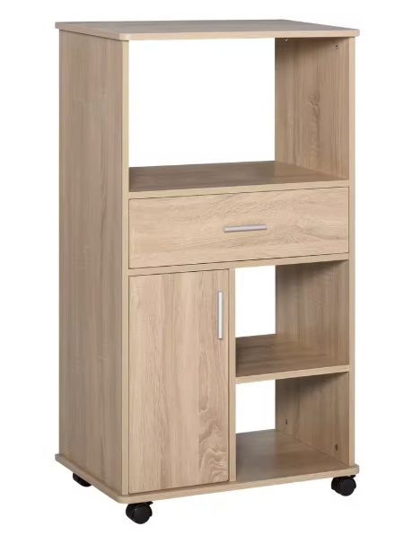Magnetron Trolley met Lade, Planken & Wielen – 108 cm Hoog