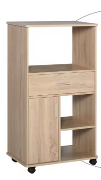 Magnetron Trolley met Lade, Planken & Wielen – 108 cm Hoog