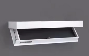 Houten Wandplank met Verborgen Compartiment – Zwevend & Functioneel Design