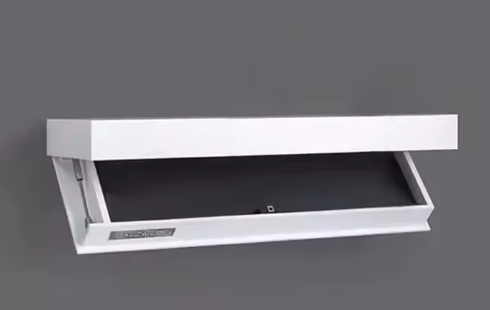 Houten Wandplank met Verborgen Compartiment – Zwevend & Functioneel Design