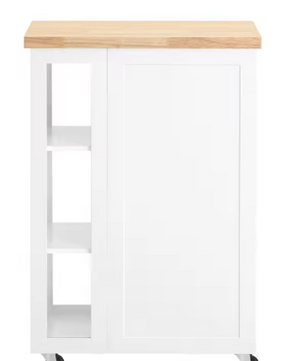 Moderne Keukentrolley met Kast & Verstelbare Planken – 90 cm