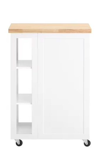 Moderne Keukentrolley met Kast & Verstelbare Planken – 90 cm