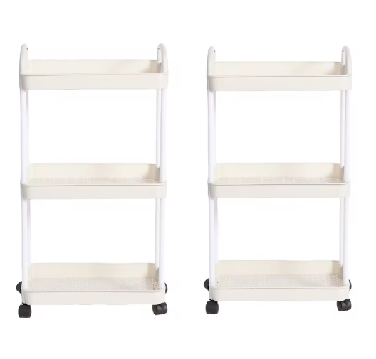 Multifunctionele Opbergwagen met Wielen – 3/4 Laags Design