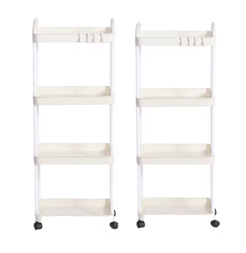 Multifunctionele Opbergwagen met Wielen – 3/4 Laags Design