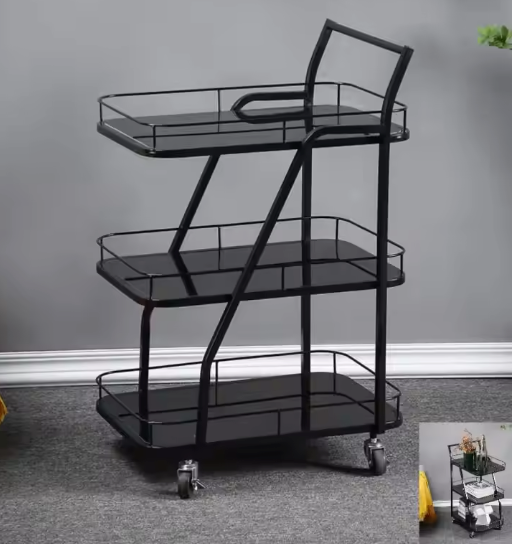 Keukenwagen met Lades en Stille Wielen – Verplaatsbare Organizer