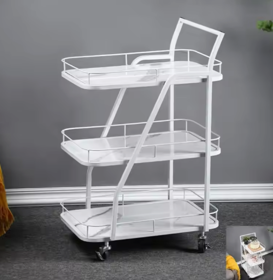 Keukenwagen met Lades en Stille Wielen – Verplaatsbare Organizer