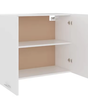 Wandkast Keuken Wit 80 cm – Met Deuren & Binnenplanken