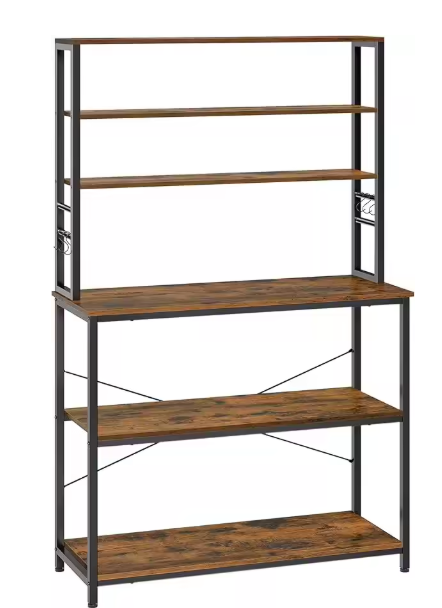 Keukenrek met Stopcontact en 14 Haken – 5 Lagen, 100×40×170 cm