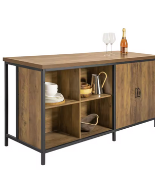 Vrijstaand Keukeneiland met Deuren – Industrieel Dressoir 170 cm