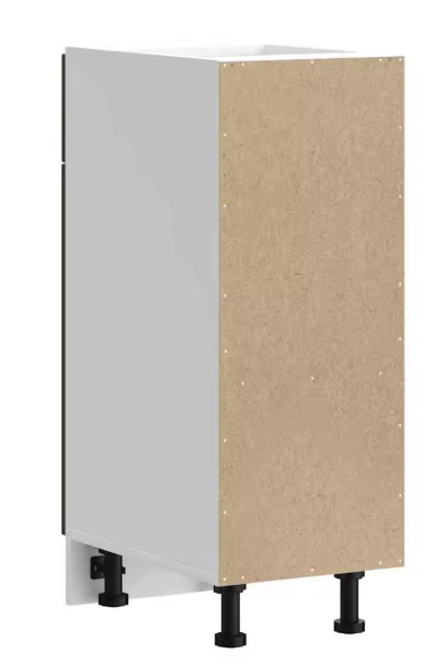 Bamboe Vitrinekast met Glazen Deur – Donkerbruin Opbergmeubel 55x28x61 cm