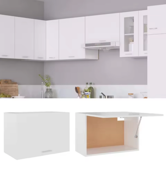 Witte Hangkast Keuken – Met Deur & Plank, 60x31x40 cm