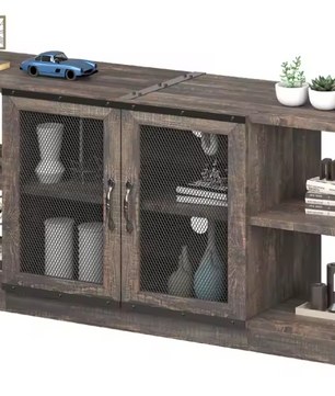 TV-Meubel met Opbergkast – Industriële Boerderijstijl, 160 cm