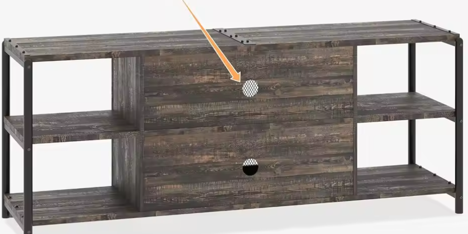 TV-Meubel met Opbergkast – Industriële Boerderijstijl, 160 cm