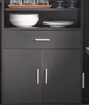 Keukentrolley met Lade, Deuren & Schuifplank – 92 cm Hoog