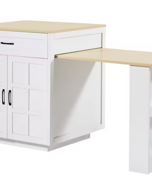Uitschuifbare Bartafel met Opbergruimte – Voor 2–6 Personen, 133–202 cm
