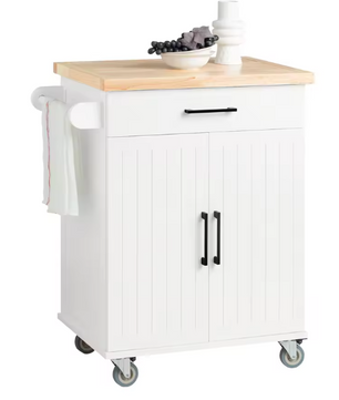Keukentrolley met Werkblad & Opbergruimte – 74 cm Breed