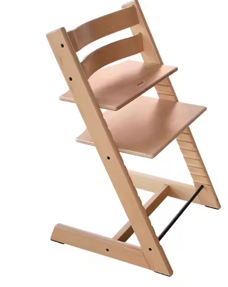 Massief Houten Kinderstoel – Verstelbare & Converteerbare Babystoel