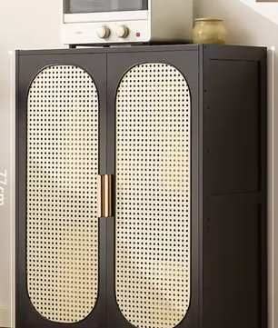 Bijzetkast met Opbergruimte – Lage Kast voor Woonkamer & Keuken, Veelzijdig en Compact