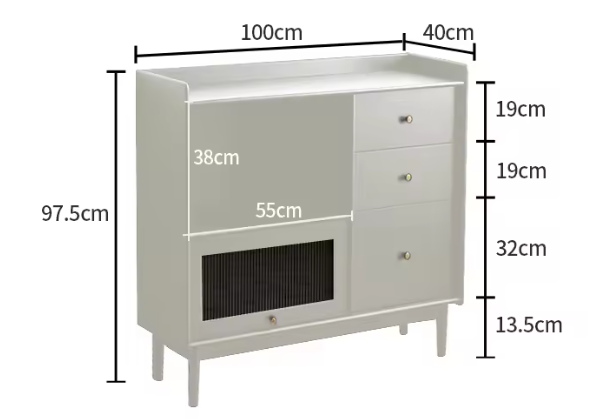 Modern Dressoir met Opbergruimte – Voor Woonkamer of Keuken, Veelzijdig en Stijlvol