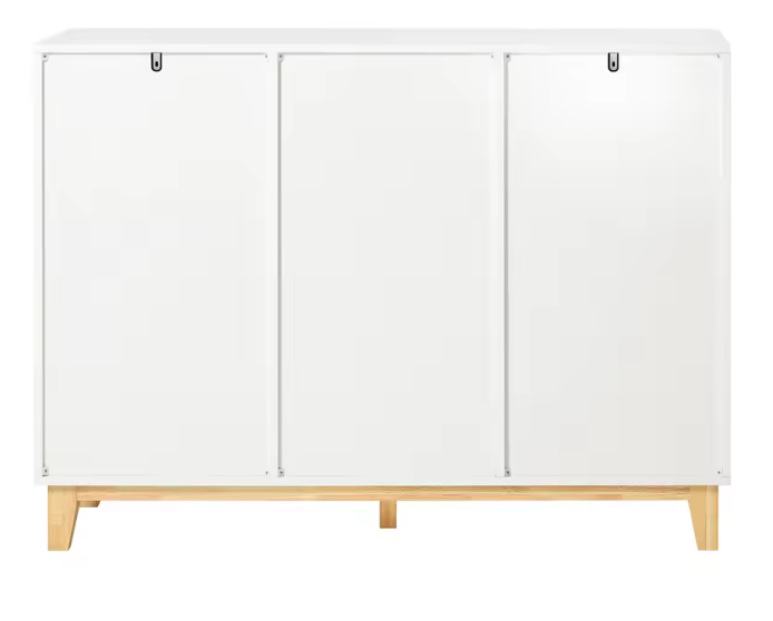 Wit Dressoir met Lades & Deuren – 120 cm, Hout & MDF