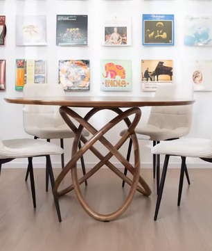 Set van 4 Gestoffeerde Eetkamerstoelen – Zachte Zitting & Metalen Frame, Modern en Comfortabel