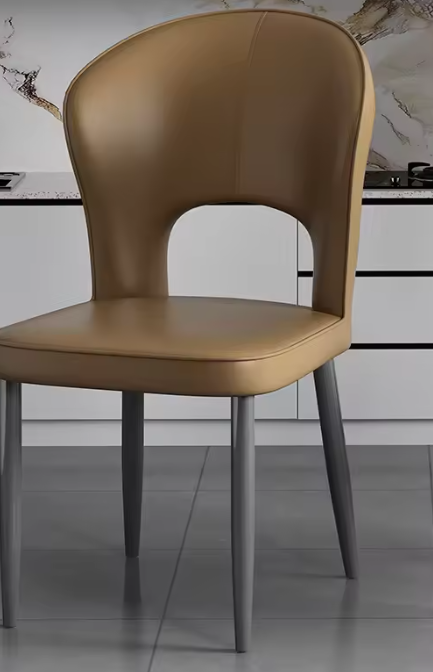 Luxe Eetkamerstoel met Rugleuning – Modern Design & Comfort