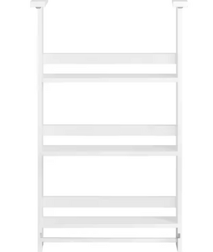 Hangend Keukenrek met 3 Planken & Haken – Voor Koelkast of Deur