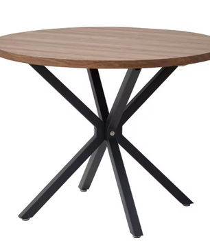 Ronde Massief Houten Eettafel – Ø100 cm, Scandinavisch Design