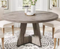 Ronde Eettafel voor 4 Personen – Boerderijstijl, Ø120 cm MDF