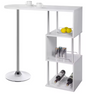 Bartafel met Opbergplanken – S-vormig Design & Flessenhouders, 113 cm Breed