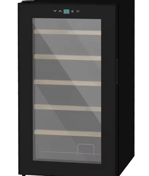 Wijnkoelkast voor 24 Flessen – Compact, Temperatuur Instelbaar, LED-Verlichting